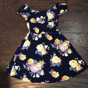 Arizona Floral off-shoulder dress